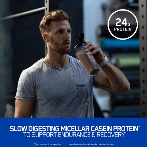 Optimum Nutrition Gold Standard 100% Micellar Casein Protein Powder, Creamy Vanilla, 1.81 Lbs Perspective: bottom