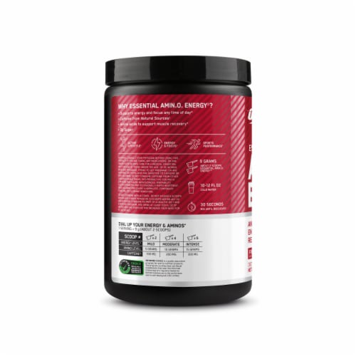 Optimum Nutrition Amino Energy Fruit Fusion Pre Workout Powder Perspective: bottom