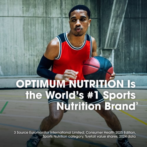 Optimum Nutrition Gold Standard 100% Whey Vanilla Ice Cream Protein Powder Perspective: bottom