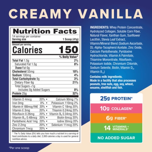 Pure Protein® All in One Vanilla Powder Perspective: bottom