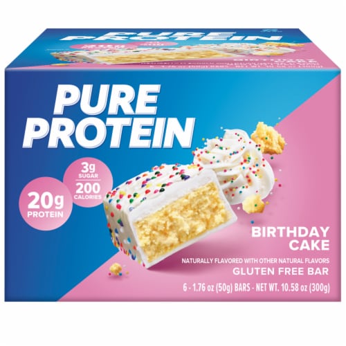 Pure Protein® Birthday Cake Protein Bars Perspective: bottom