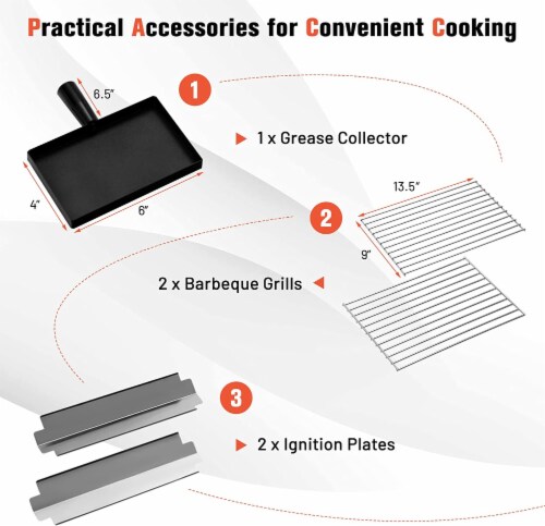 2 - Burner Liquid Propane 20000 BTU Gas Grill Perspective: bottom