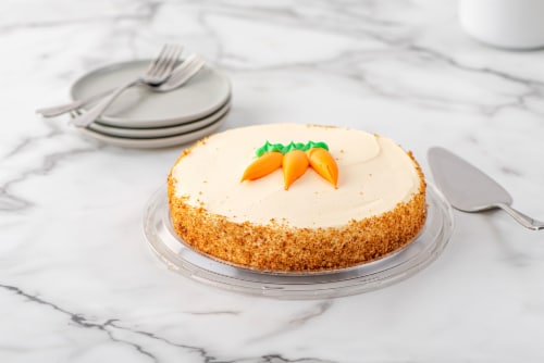 Rich's 8" Carrot Single Layer Cake Perspective: bottom