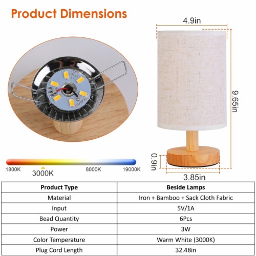 Lamp with plug and usb hotsell