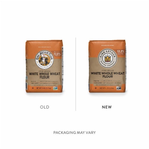 King Arthur Whole Wheat White Flour 5 Lb Perspective: bottom