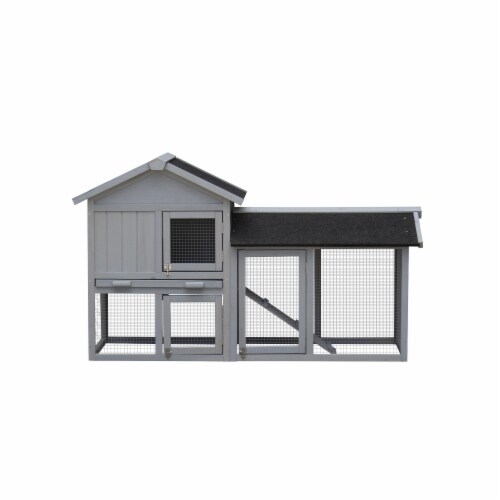 Versatile Outdoor Rabbit Hutch with Large Run Space