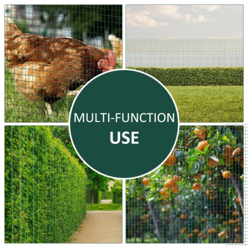 Rust-Resistant Wire Mesh Fence - Protect Plants & Animals Perspective: bottom