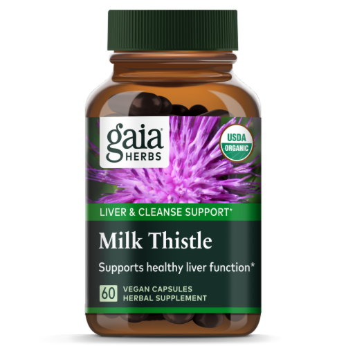 Gaia Herbs Milk Thistle Seed Liqui Phyto-Caps Perspective: bottom