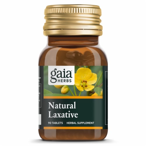 Gaia Herbs® Natural Laxative Tablets Perspective: bottom