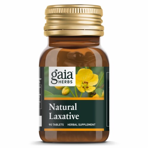 Gaia Herbs® Natural Laxative Tablets Perspective: bottom