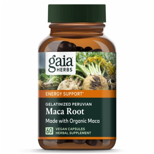 Gaia Herbs® Maca Root Vegan Capsules Perspective: bottom