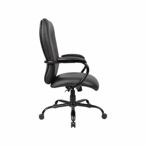 Boss Office Products CaressoftPlus Executive Big & Tall Chair Black (B990-CP) Perspective: bottom