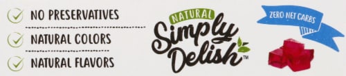 Simply Delish Natural Sugar Free Raspberry Jel Dessert Mix Perspective: bottom