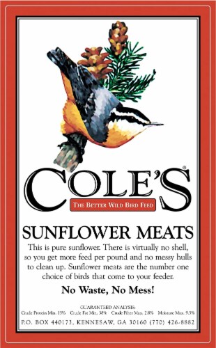 Coles Wild Bird Product 2967727 SM10 Sunflower Wild Bird Seed Perspective: bottom
