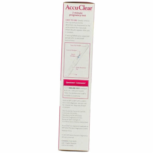 Accu-Clear Pregnancy Test, 3 Ct Perspective: bottom