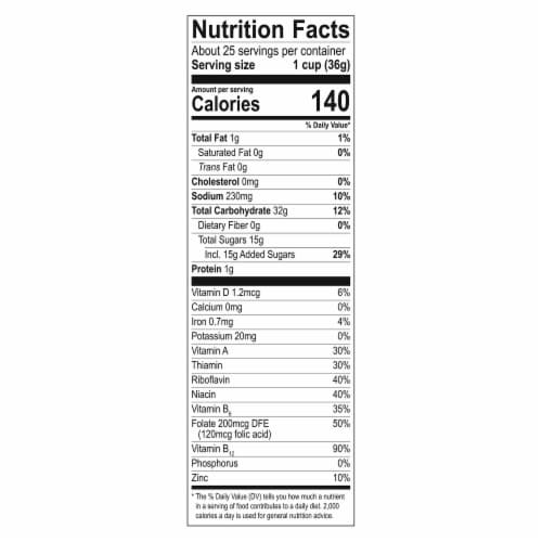 Malt-O-Meal Fruity Dyno Bites Cereal (Pack of 12) Perspective: bottom