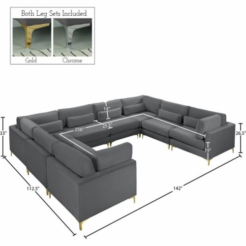 Gotham 3 best sale piece sectional