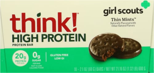 think!® Girl Scouts Thin Mints™ Protein Bars Perspective: bottom