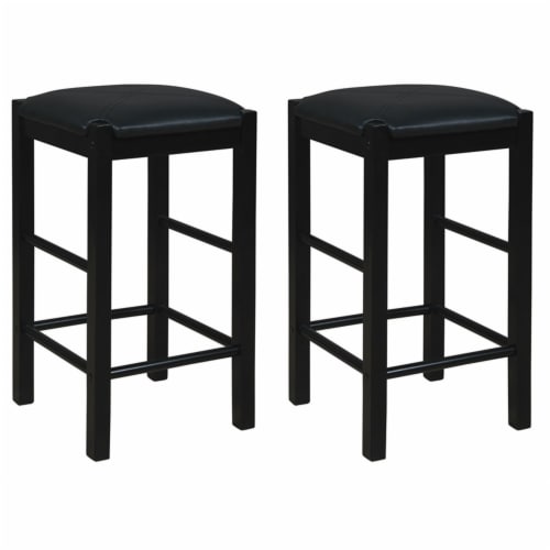 Linon black 3 piece top faux marble tavern set