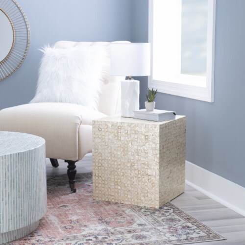 Capiz end table store