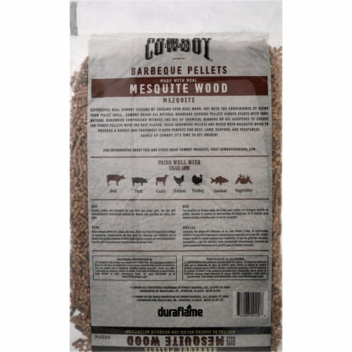 Cowboy 20 Lb. Mesquite Wood Pellets 54420 Perspective: bottom