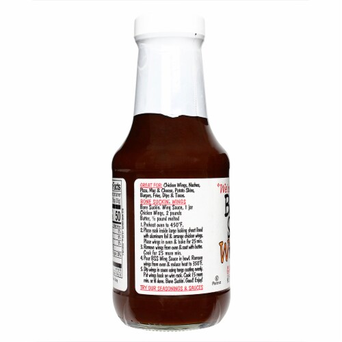 Bone Suckin' Sauce Garlic & Honey Wing Sauce Perspective: bottom