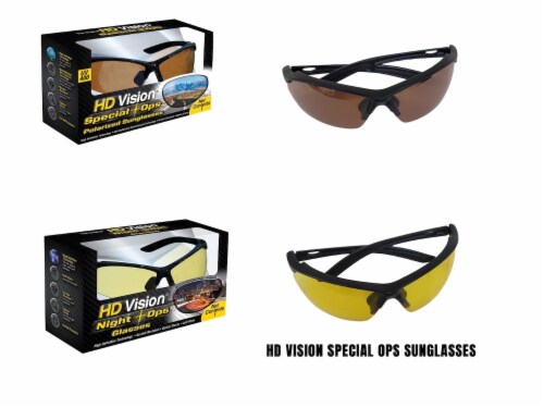 HD Vision Special Ops Sunglasses Day Night MO KIT 2 Fry s