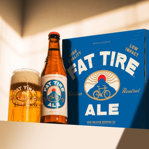 New Belgium Fat Tire Ale Craft Beer Perspective: bottom