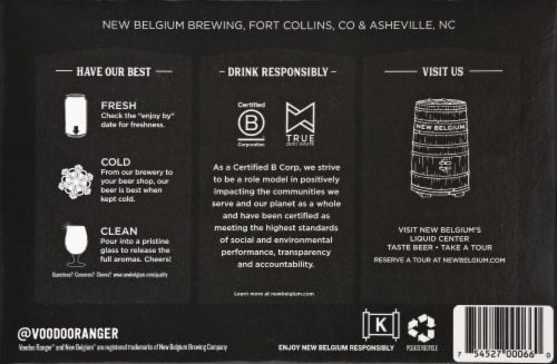 New Belgium Voodoo Ranger IPA Beer Perspective: bottom