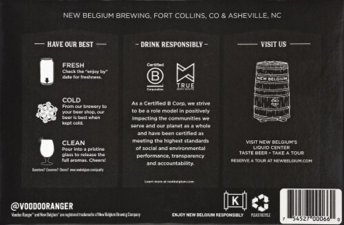 New Belgium Voodoo Ranger IPA Craft Beer Perspective: bottom
