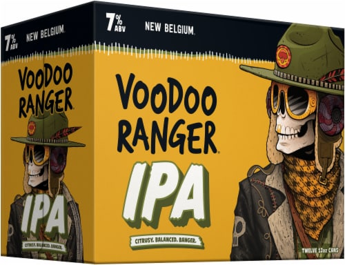 New Belgium Voodoo Ranger IPA Craft Beer Perspective: bottom