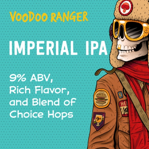 New Belgium Voodoo Ranger Imperial IPA Craft Beer Perspective: bottom