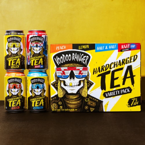 New Belgium Voodoo Ranger Hardcharged Tea Variety Pack I Hard Tea Perspective: bottom