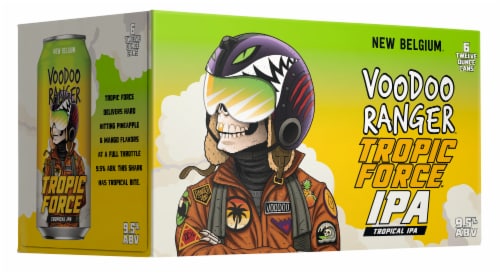 New Belgium Voodoo Ranger Tropic Force Tropical IPA Craft Beer Perspective: bottom
