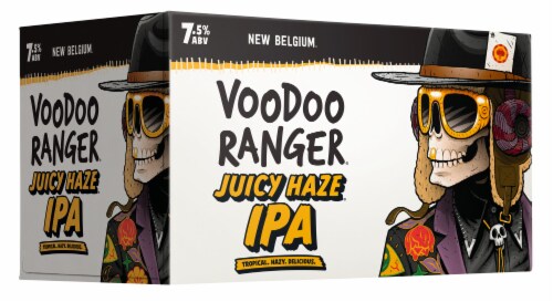 New Belgium Voodoo Ranger Juicy Haze IPA Craft Beer Perspective: bottom