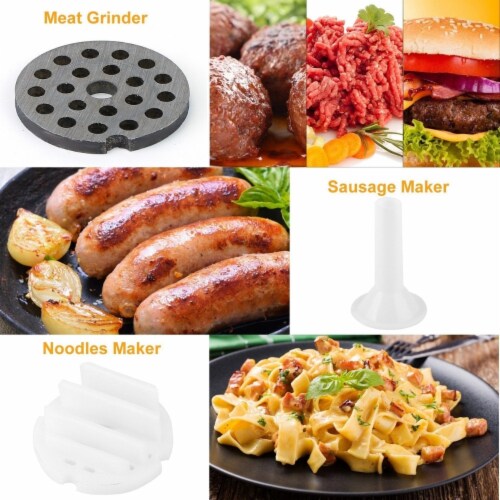 1pc Manual Aluminum Meat Grinder, Household Multifunction Hand Crank  Sausage Meat Grinder, Vegetable Chopper, Heavy Duty Meat Mincer, Sausage  Stuffer