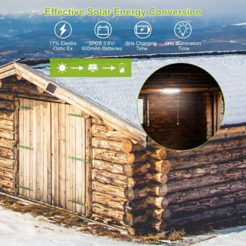 Solar powered shed light with switch cheap
