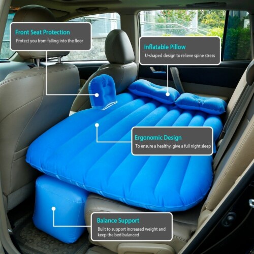 Car Air Mattress Bed Inflation Car Mattress Bed Portable Travel Camping Sleep Mat Car Inflat 1 unit Foods Co