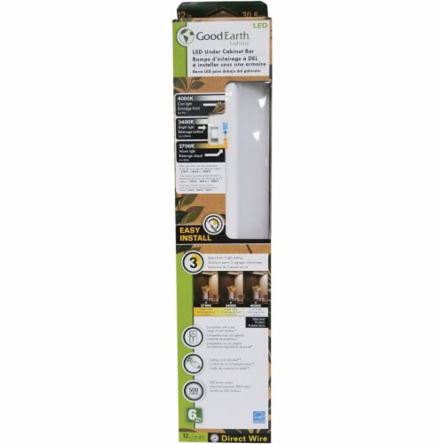 Good Earth Lighting 12 Led Bar Dw Cct Light UC1299-WH1-12LF0-G Perspective: bottom