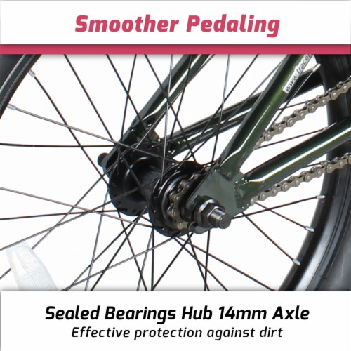 TRACER Edge 20 In Hi Ten Steel Framed Freestyle BMX Style Bike
