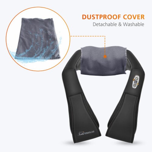 Shiatsu Neck Massager with Heat, Back Massager, Neck & Shoulder Massager with 3D Roller - 632 Perspective: bottom