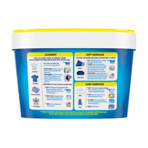 OxiClean Versatile Stain Remover Powder Perspective: bottom