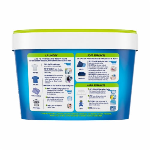 OxiClean Free Versatile Stain Remover Powder Perspective: bottom
