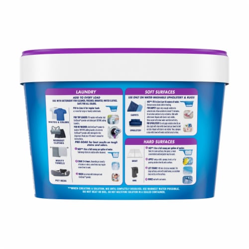 OxiClean Odor Blasters Odor & Stain Remover Powder Perspective: bottom