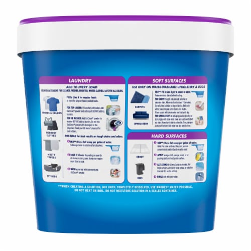 OxiClean Odor Blasters Odor & Stain Remover Powder Perspective: bottom
