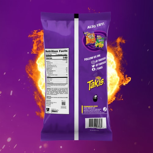 Takis Fuego Kettlez Hot Chili Pepper & Lime Kettle-Cooked Potato Chips, 8  oz - City Market