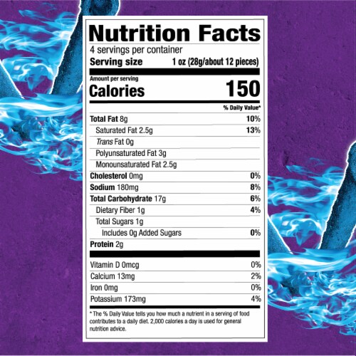 Takis® Blue Heat Tortilla Chips Perspective: bottom