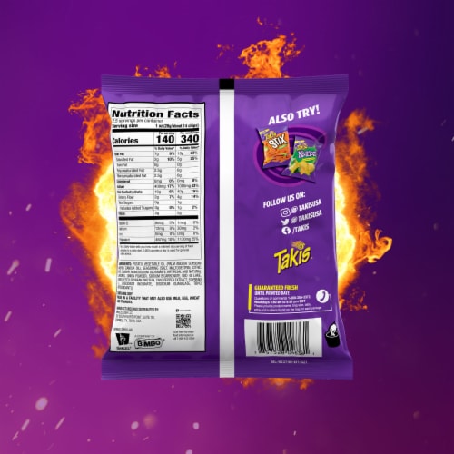 Takis Fuego Kettlez Hot Chili Pepper & Lime KettleCooked Potato Chips