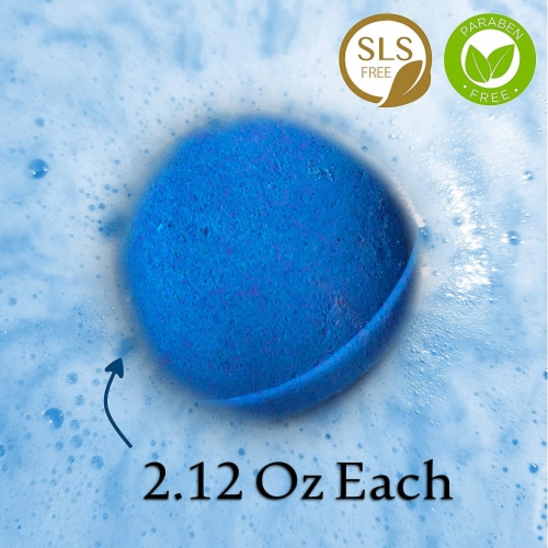 Natural Bath Bombs Gift Set for Women. 50 Essential Oil Bath Bombs for
