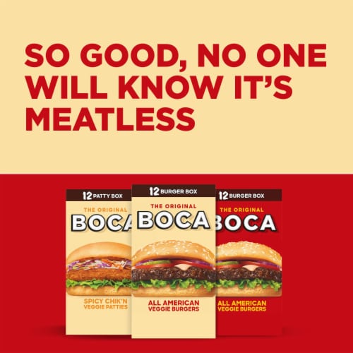Boca All American Non-GMO Soy Veggie Burgers Perspective: bottom